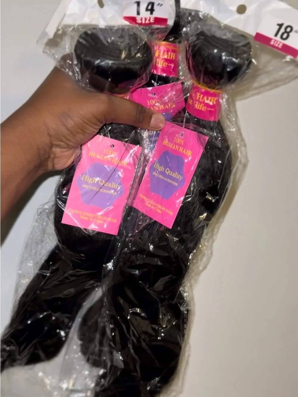 Kinky Straight Bundles Human Hair